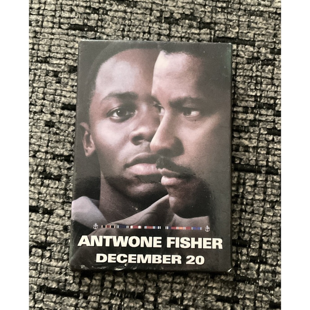 Antwone Fisher 2002 Theater Movie Promo Button Pin Back Derek Luke Denzel Washin